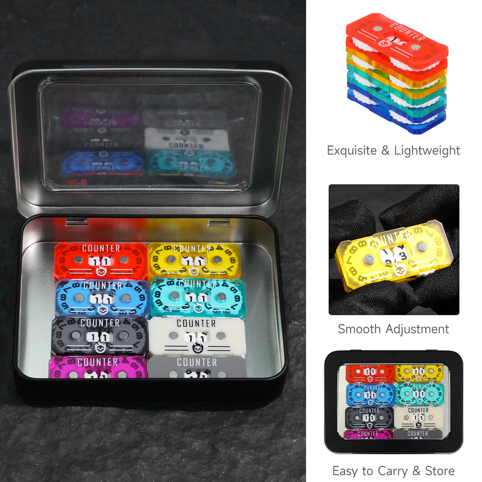 ライフカウンター 非売品、限定 あり まとめ CCG Amazon | SIXPIONTS アクリルミニライフカウンター 8個セット